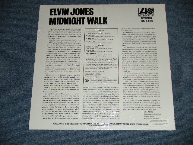 画像: ELVIN JONES - MIDNIGHT WALK ( SEALED ) / US AMERICA REISSUE "BRAND NEW SEALED"  LP  