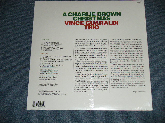画像: VINCE GUARALDI TRIO - A CHARLIE BROWN CHRISTMAS ( SEALED)  /   US AMERICA REISSUE "GREEN WAX VINYL" "BRAND NEW SEALED# LP