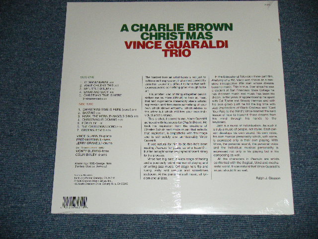 画像: VINCE GUARALDI TRIO - A CHARLIE BROWN CHRISTMAS ( SEALED)  /2017 US AMERICA REISSUE "180 Gram" "BRAND NEW SEALED" LP