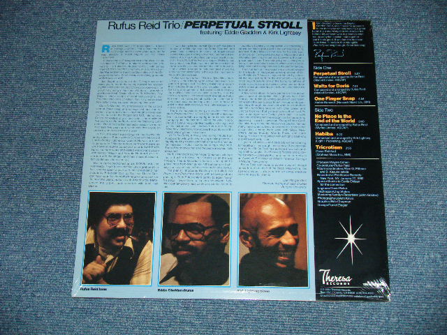 画像: RUFUS REID TRIO - PERPETUAL STROLL  ( SEALED ) / 1981 US AMERICA ORIGINAL  "BRAND NEW SEALED"  LP  