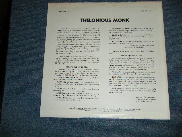 画像: THELONIOUS MONK - THELONIOUS MONK ( MINT-/MINT- ) / US AMERICA Reissue Used  LP with OBI 