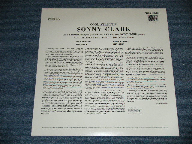 画像: SONNY CLARK - SONNY'S CRIP (SEALED) / US AMERICA REDISSUE " BRAND NEW SEALED" LP 