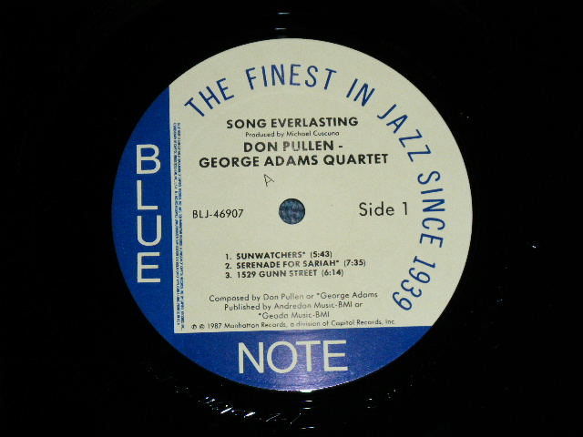 画像: DON PULLEN / GEORGE ADAMS - SONG EVERLASTING   ( NEW OLD STYLE  Label ) ( MINT-/MINT)   / 1987 US AMERICA ORIGINAL Used LP 