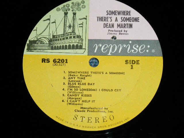画像: DEAN MARTIN -  SPMEWHERE THERE'S A SOMEONE  ( Ex+/MINT-  BB)  / 1966  US AMERICA ORIGINAL   1st press "MULTI-COLOR Label" STEREO  Used LP