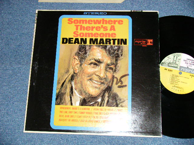 画像1: DEAN MARTIN -  SPMEWHERE THERE'S A SOMEONE  ( Ex+/MINT-  BB)  / 1966  US AMERICA ORIGINAL   1st press "MULTI-COLOR Label" STEREO  Used LP