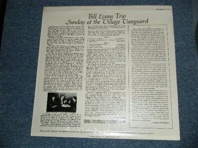 画像: BILL EVANS TRIO - SUNDOWN AT THE VILLAGE VANGUARD ( MINT/MINT )  / US AMERICA REISSUE  Used LP  