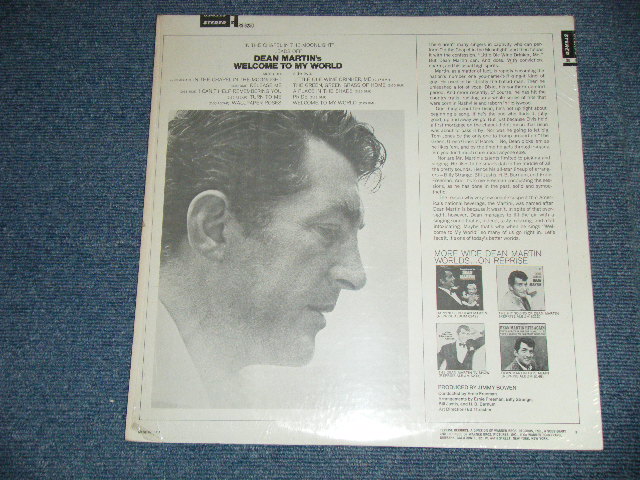 画像: DEAN MARTIN - WELCOME TO MY WORLD ( MINT/MINT ) / 1968 Version US AMERICA ORIGINAL  2nd press "TWO-COLOR Orange & Brown  Label" STEREO  Used LP