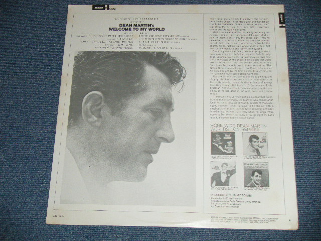 画像: DEAN MARTIN - WELCOME TO MY WORLD ( Ex+++/MINT- / 1967 US AMERICA ORIGINAL   1st press "MULTI-COLOR Label" MONO Used LP