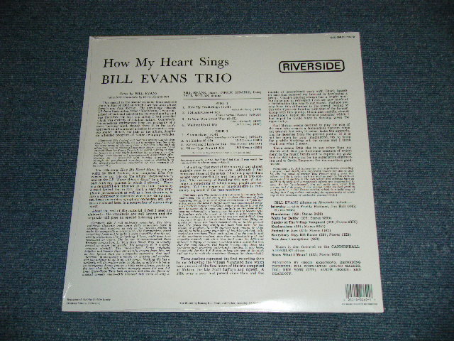 画像: BILL EVANS TRIO -  HOW MY HEART SINGS! ( SEALED)  / US AMERICA REISSUE " BRAND NEW SEALED"  LP  