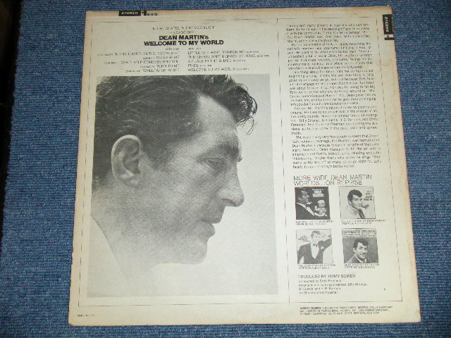 画像: DEAN MARTIN - WELCOME TO MY WORLD ( Ex.Ex+ Looks:Ex  / 1967 US AMERICA ORIGINAL   1st press "MULTI-COLOR Label" STEREO  Used LP