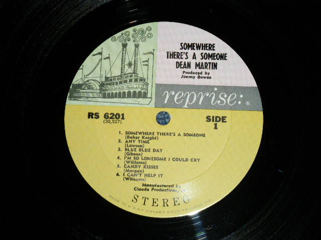 画像: DEAN MARTIN -  SPMEWHERE THERE'S A SOMEONE  ( MINT-/Ex+++~Ex++ Looks* MINT-)  / 1966  US AMERICA ORIGINAL   1st press "MULTI-COLOR Label" STEREO  Used LP