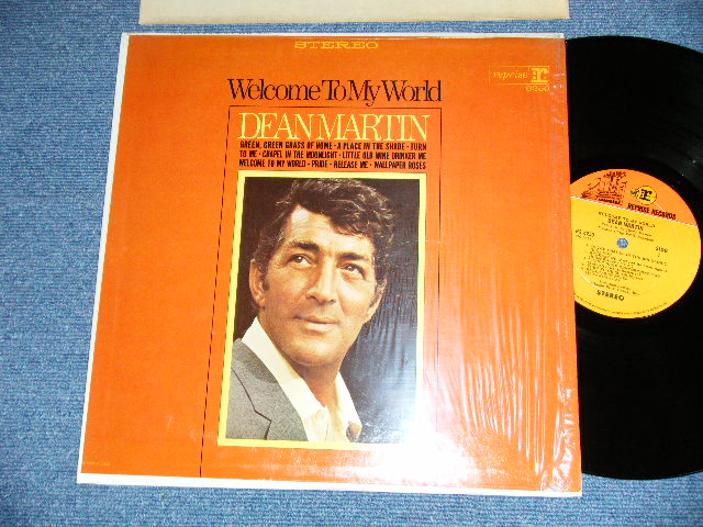 画像1: DEAN MARTIN - WELCOME TO MY WORLD ( MINT/MINT ) / 1968 Version US AMERICA ORIGINAL  2nd press "TWO-COLOR Orange & Brown  Label" STEREO  Used LP