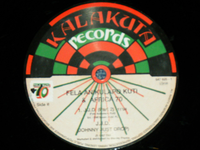 画像: FELA ANIKULAPO KUTI& AFRICA 70 - J.J.D. LIVE AT KALAKUTA REPUBLIK  ( Ex++/Ex+++ ) / 1997 FRANCE  REISSUE Used  LP 