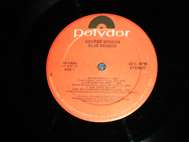画像: GEORGE BENSON - BLUE BENSON  ( Ex++/MINT- )  / 1976 US AMERICA  ORIGINAL  Used LP  