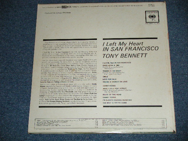 画像: TONY BENNETT - I LEFT  HEART IN SAN FRANCISCO (Ex++/Ex+++ :Looks:Ex+) / 1962 US AMERICA ORIGINAL "360 SOUND in BLACK Label" STEREO Used LP 