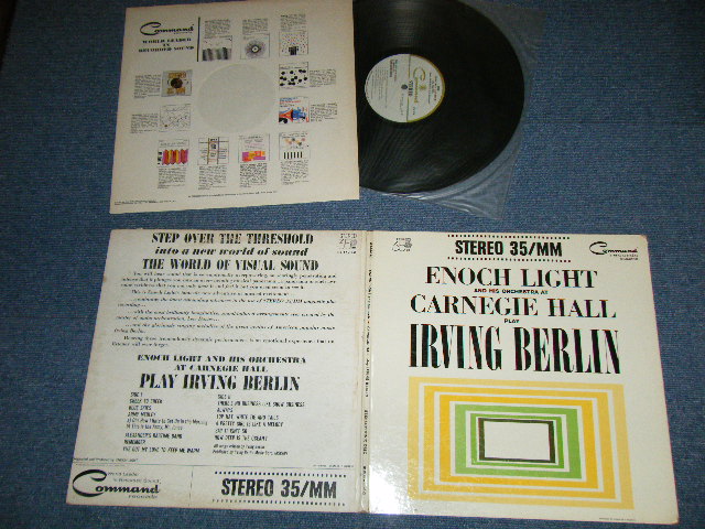 画像1: ENOCH LIGHT - AT CARNEGIE HALL PLAY IRVING BERLIN ( Ex++/Ex+++ : EDSP ) / 1962 US AMERICA ORIGINAL STEREO  Used  LP  