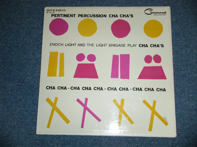 画像: ENOCH LIGHT - PLAYS PERTINENT  PERCUSSION CHA CHA'S ( Ex+++/MINT- : EDSP ) / 1960 US AMERICA ORIGINAL STEREO  Used  LP  