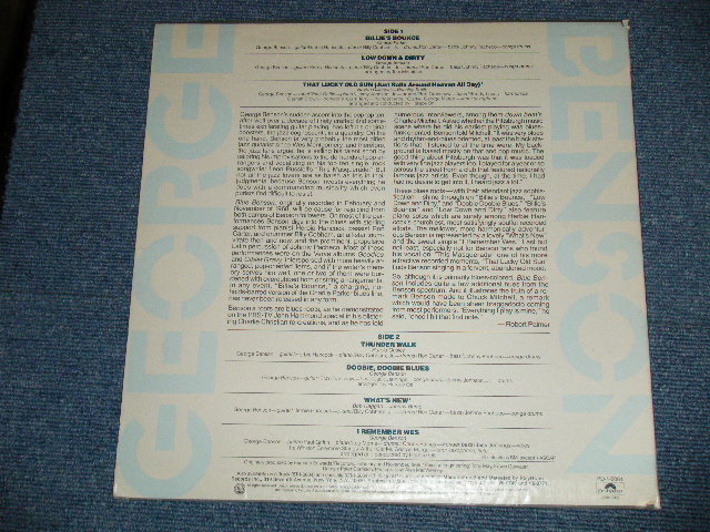 画像: GEORGE BENSON - BLUE BENSON  ( Ex++/MINT- )  / 1976 US AMERICA  ORIGINAL  Used LP  