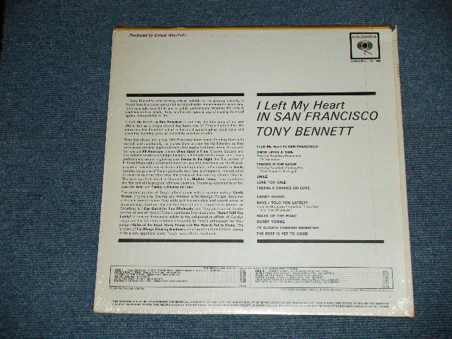 画像: TONY BENNETT - I LEFT  HEART IN SAN FRANCISCO (MINT-/Ex+++ : B-1:Ex++) / 1962 US AMERICA 1st Press "2 EYS'S Label with GUARANTEED HIGH-FIDELITY at Bottom Label" MONO Used LP 