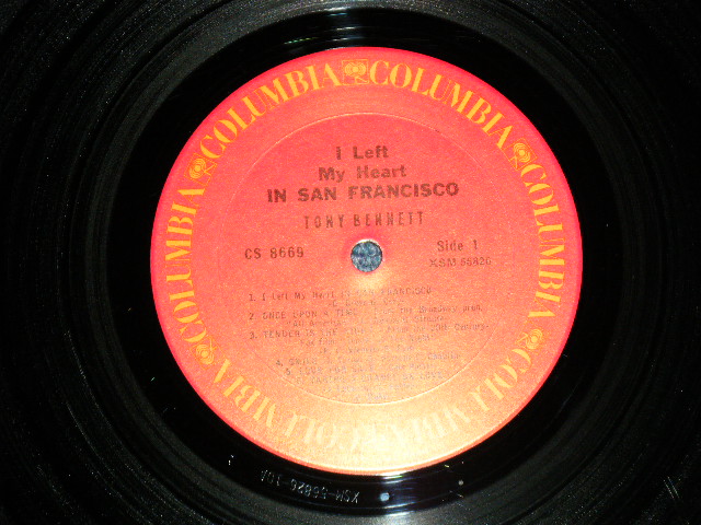 画像: 'S TONY BENNETT - I LEFT  HEART IN SAN FRANCISCO (Ex++/Ex++ : EDSP ) / Early 1970'S Version US AMERICA Reissue STEREO Used LP 