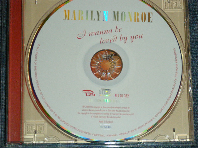画像: MARILYN MONROE - I WANNA BE LOVED BY YOU ( MINT-/MINT)  / 2000 UK ENGLAND ORIGINAL Used CD 