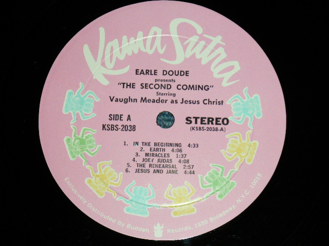 画像: VAUGHN MEADER as JESUS CHRIST - EARL DOUDE Presents The SECOND COMING ( COMEDY) ( Ex+/Ex+++ ; Cut Out) / 1971 US AMERICA ORIGINAL Used LP 
