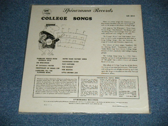 画像: EAST-WEST COLLEGIATE SINGERS - COLLEGE SONGS  ( SEALED)  / 1950's ?  US AMERICA ORIGINAL "BRAND NEW SEALED" LP