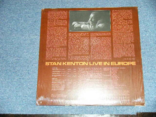 画像: STAN KENTON - LIVE IN EUROPE ( MINT-/MINT-) /1977 US ORIGINAL Jacket + UK EXPORT Record  Used LP 