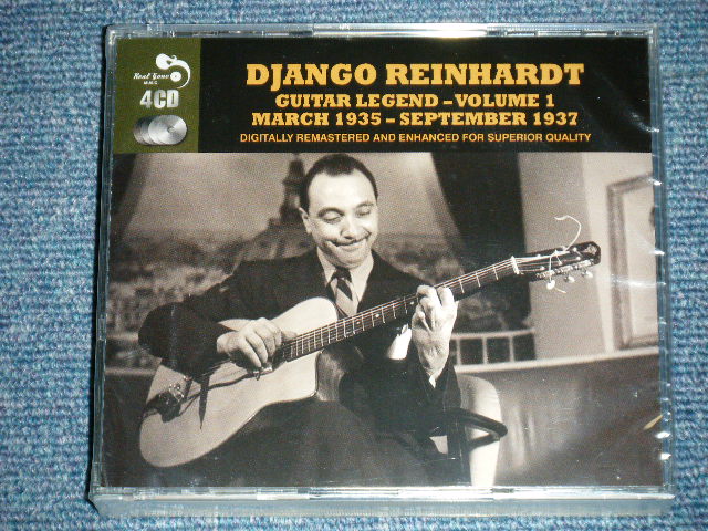 画像1: DJANGO REINHARDT  -  GUITAR LEGEND-VOL.1  MARCH 1935-SEPTEMBER 1937 ( SEALED ) / 2015 EUROPE "BRAND NEW SEALED" 4-CD's Set