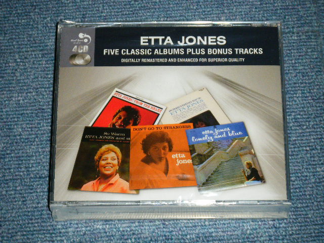画像1: ETTA JONES - FIVE  CLASSIC ALBUMS PLUS BONUS TRACKS ( SEALED ) / 2014 EUROPE "BRAND NEW SEALED" 4-CD's Set