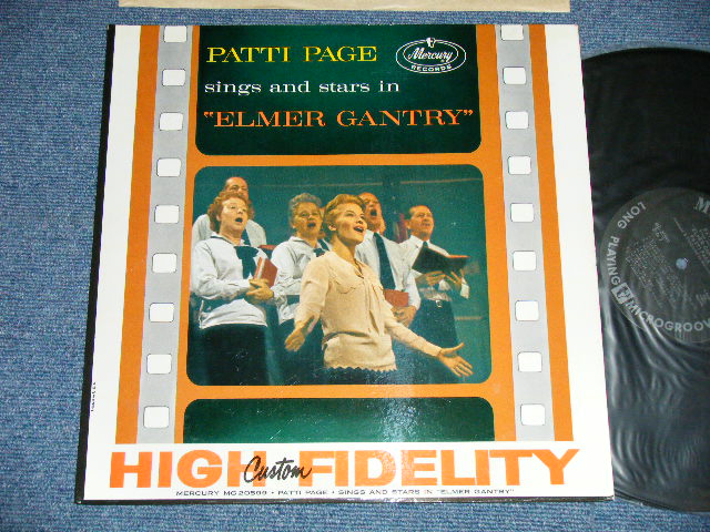 画像1: PATTI PAGE - SINGS and STARS IN ELMER GANTRY ( MINT-, Ex+++/MINT- )  /1960 US AMERICA ORIGINAL "BLACK with SILVER Print Label" MONO Used LP