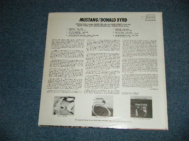 画像: DONALD BYRD - MUSTANG!  ( Ex+++/MINT-) / 1970 Version US AMERICA REISSUE "BLACK with LIGHT BLUE LOGO on LEFT SIDE Labell" Used LP 