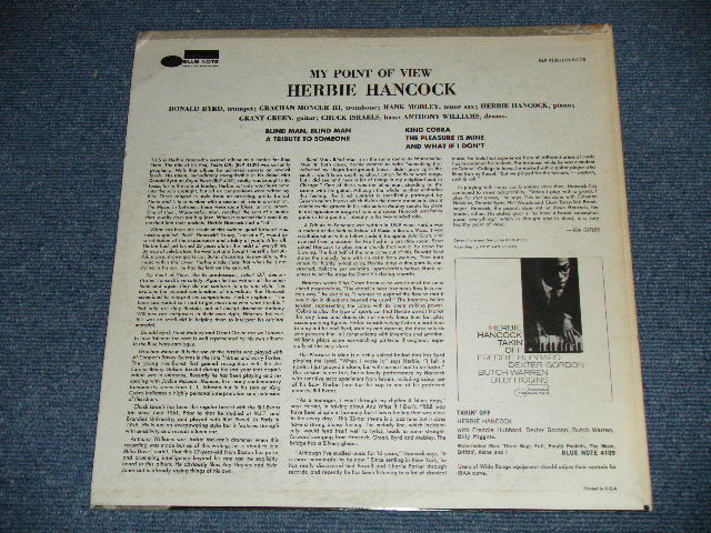 画像: HERBIE HANCOCK  - MY POINT OF VIEW  ( Ex/MINT-)  / 1967 Version US AMERICA 2nd Press "A DIVISION of LIBERTY RECORDS Label" Used LP