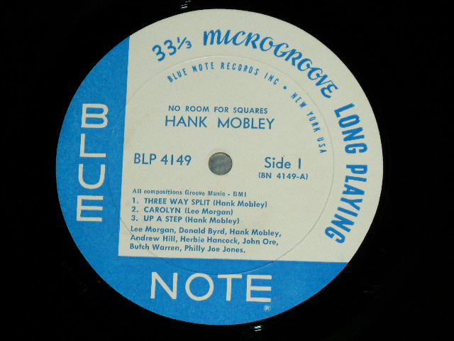 画像: HANK MOBLEY - NO ROOM FOR SQUARES  ( Ex++/Ex++  ) / 1963 US AMERICA ORIGINAL  1st Press " NEW YORK USA" Label  MONO Used LP 