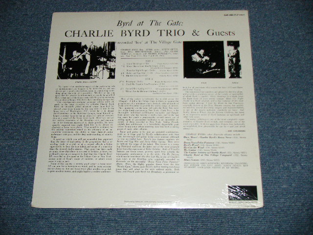 画像: CHARLIE BYRD - BYRD AT THE GATE ( SEALED )   / 1986 US AMERICA  REISSUE "Brand New SEALED" LP