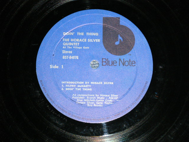 画像: HORACE SILVER QUARTET - DOIN' THE THING  ( Ex+++/MINT-)  / 1973-74 Version  US AMERICA + JAPAN OBI Used LP 