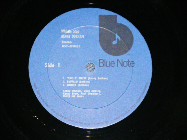 画像: KENNY DORHAM - WHISTLE STOP ( Ex+++/MINT-) / 1973-76 Version US AMERICA REISSUE "Dark Blue with STYLIZED Black "b" Logo on Label" Used LP 