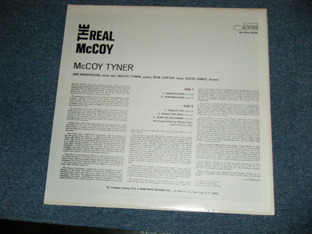 画像: McCOY TYNER - The REAL McCOY ( MINT-~Ex+++/MINT-) / 1972-74 Version US AMERICA REISSUE "Dark Blue with STYLIZED White "b" Logo on Label" Used LP 