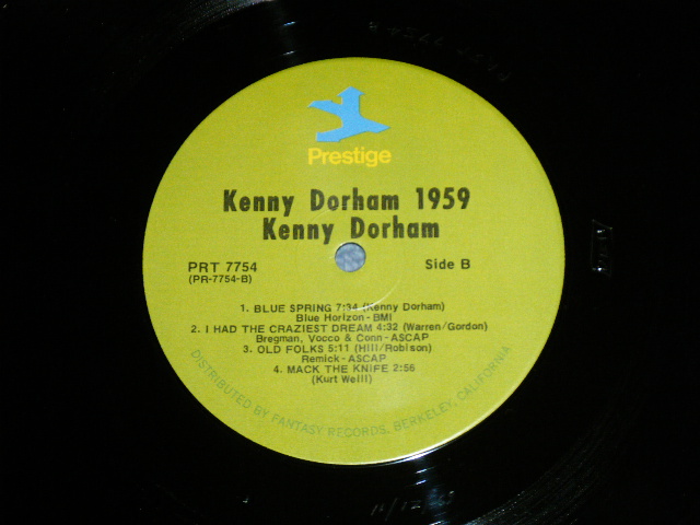 画像: KENNY DORHAM - KENNY DORHAM  1959  ( Ex+++/MINT) /1970 US AMERICA  "LIME GREEN Label" Used LP