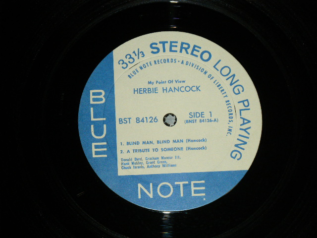 画像: HERBIE HANCOCK  - MY POINT OF VIEW  ( Ex/MINT-)  / 1967 Version US AMERICA 2nd Press "A DIVISION of LIBERTY RECORDS Label" Used LP