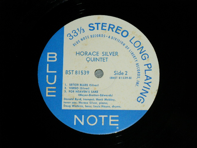 画像: HORACE SILVER Quintet - 6 PIECES OF SILVER  ( MINT-/MINT- ) / 1967 US AMERICA ORIGINAL "A DIVISION of LIBERTY RECORDS Label" Used LP 