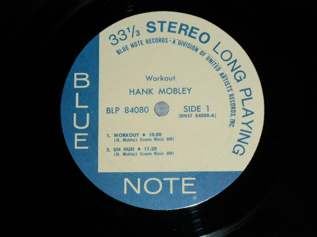 画像: HANK MOBLEY - WORKOUT ( Ex+++/MINT )  / 1971~73 Version US AMERICA REISSUE  "A DIVISION of UNITED ARTISTS Label" Used LP