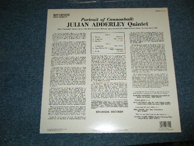 画像: CANNONBALL ADDERLEY - PORTRAIT OF CANNONBALL  ( MINT-/MINT- ) / 1989 US  AMERICA Reissue Used LP