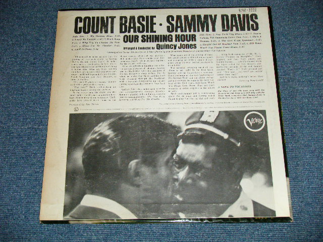 画像: SAMMY DAVIS, JR. & COUNT BASIE - OUR SHINING HOUR ( Ex++/Ex++ B-1,2:Ex ) )  / 1965 US AMERICA ORIGINAL STEREO Used  LP  