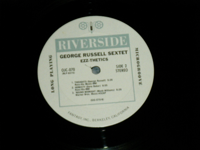 画像: GEORGE RUSSELL Sextet - EZZ-THERICS  ( Ex+++/MINT- ) / 1983 US  AMERICA Reissue Used LP