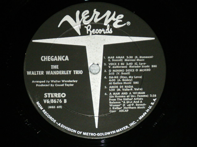 画像: WALTER WANDERLEY - CHEGANCA ( Ex+/MINT- ) / 1966 US AMERICA ORIGINAL STEREO Used LP