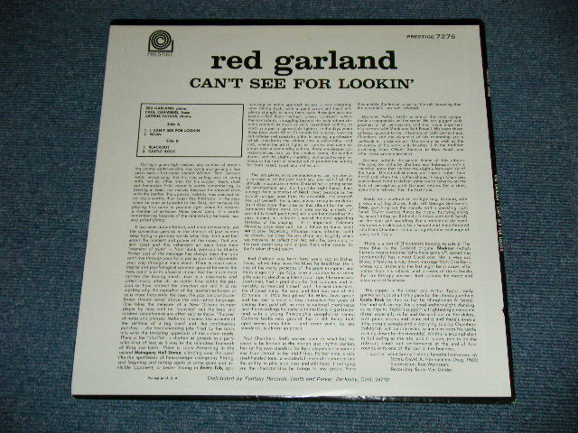 画像: RED GARLAND -  CAN'T SEE FOR LOOKIN' ( Ex++/MINT-) / US AMERICA "1972 Release  VERSION " "LIME GREEN Label" Used LP  