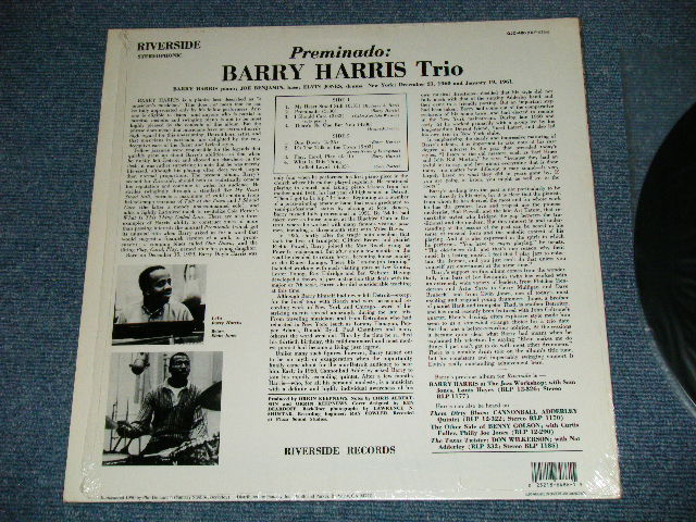 画像: BARRY HARRIS TRIO - REMINADO  ( MINT/MINT) /  US  AMERICA Reissue Used LP