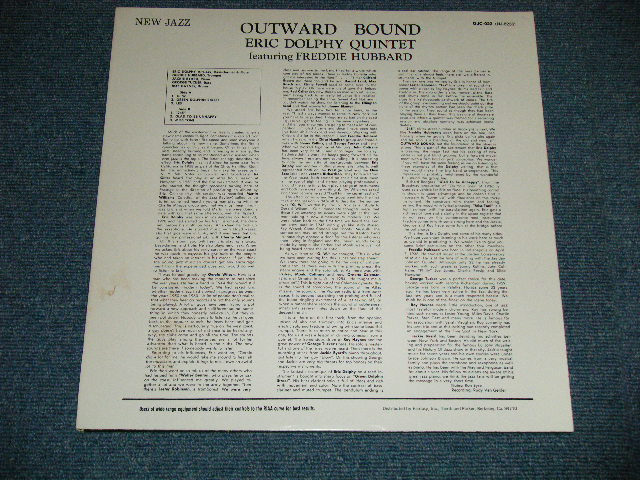 画像: ERIC DOLPHY - OUTWARD BOUND ( Ex+++/MINT- ）　/  US AMERICA Reissue Used LP 