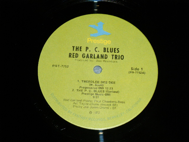 画像: RED GARLAND - THE P.C. BLUES ( Ex+++/MINT-) / US AMERICA "1972-1980's VERSION " "Dist. by FANTASY of Bottom" Used LP 